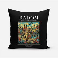 Thumbnail for RADOM - Poster - Pillow - Black