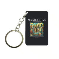 Thumbnail for MANHATTAN - Poster - Key Chain - Black