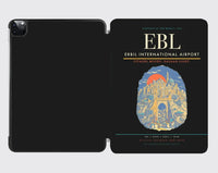 Thumbnail for Erbil International Airport (EBL) design on black ipad tablet case