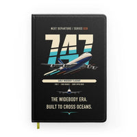 Thumbnail for Boeing 747-200B design on black notebook