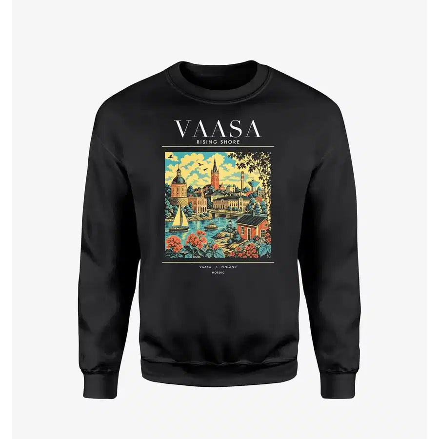 VAASA - Poster - Sweatshirt - Black