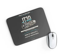 Thumbnail for JT3D design on black rectangle mouse pad