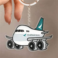 Thumbnail for Cathay Pacific Boeing 747-8F Design Acrylic Keychain