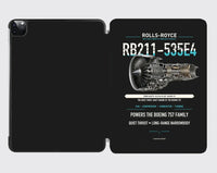 Thumbnail for RB211-535E4 design on black ipad tablet case