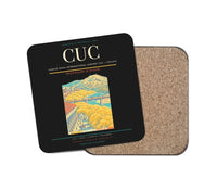 Thumbnail for Camilo Daza International Airport (CUC) design on black 1 piece coaster