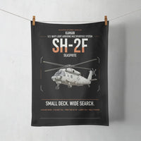 Thumbnail for Kaman SH-2F Seasprite design on black towel