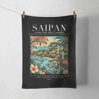 Thumbnail for SAIPAN - Poster - Towel - Black