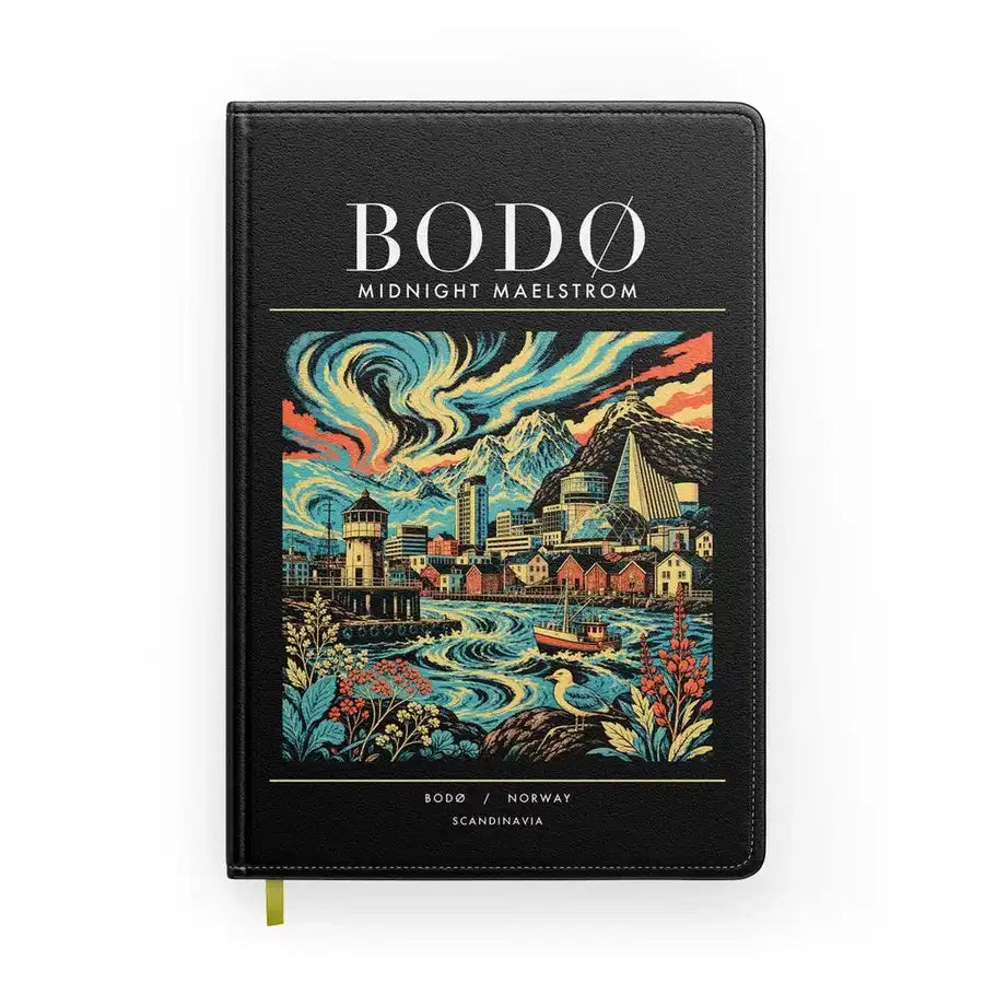 BODØ - Poster - Notebook - Black