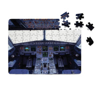 Thumbnail for Airbus A320 Cockpit (Wide) aviation design puzzle, premium cardboard.