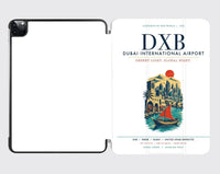 Thumbnail for Dubai International Airport (DXB) design on white ipad tablet case