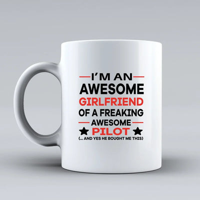 Customisable I am an Awesome Girlfriend Mug - view 2