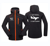 Thumbnail for If It Ain't Boeing I'm Not Going! aviation design printed on warm polar fleece polar fleece jacket.