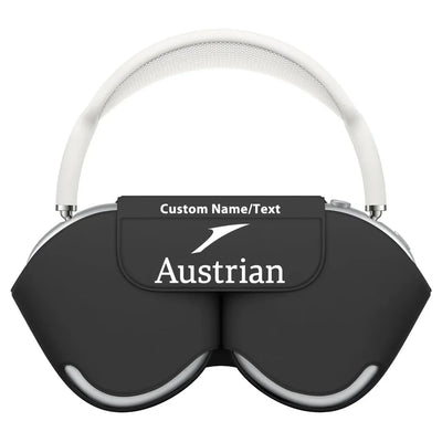 Austrian Airlines aviation themed AirPods Max case for AirPods Max.