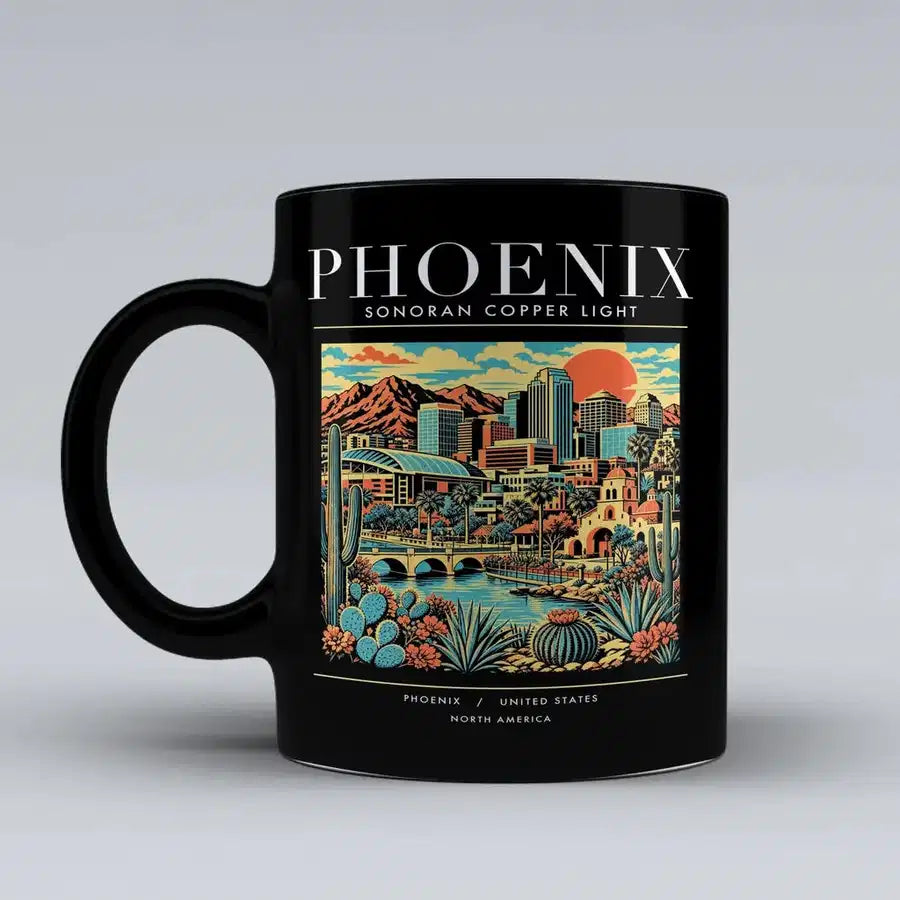 PHOENIX - Poster - Mug - Black