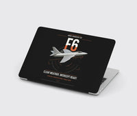 Thumbnail for Hawker Hunter F6 design on black MacBook case