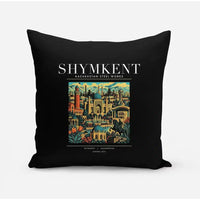 Thumbnail for SHYMKENT - Poster - Pillow - Black