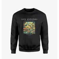 Thumbnail for SAN ANTONIO - Poster - Sweatshirt - Black