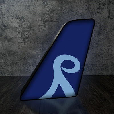 Norse Atlantic Airways Led Aircraft Tail aviation design on premium acrylic with LED 3D aircraft tail lamp.