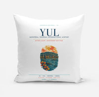 Thumbnail for Montréal–Trudeau International Airport (YUL) design on white pillow