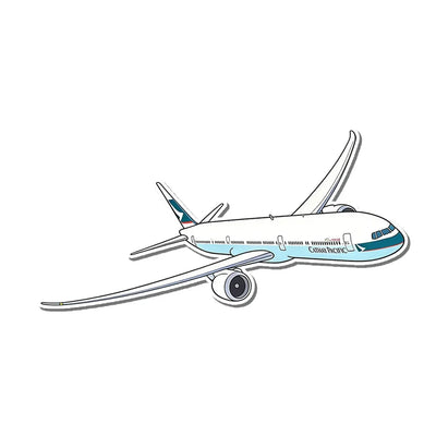 Cathay Pacific Airways Boeing 777 aviation design airplane sticker in weather-resistant vinyl.