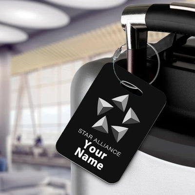 Star Alliance Airlines aviation acrylic luggage tag in durable acrylic.