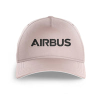 Thumbnail for Airbus & Text aviation embroidery on durable cotton printed cap.