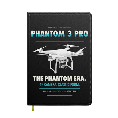 DJI Phantom 3 Professional design on black notebook
