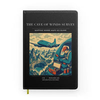 Thumbnail for VINTAGE G4293 - The Cave Of Winds Survey - Designed Notebooks design on black