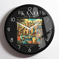 Thumbnail for KANO - Poster - Wall Clock Framed - Black