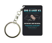 Thumbnail for Autel EVO II Dual 640T V3 Key Chain design on black key chain