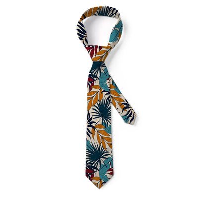 Super Leafs aviation design on premium silk blend tie.