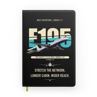 Thumbnail for Embraer E195 design on black notebook