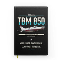 Thumbnail for Socata TBM 850 design on black notebook