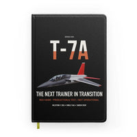 Thumbnail for T-7A Red Hawk design on black notebook
