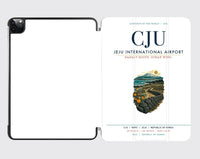 Thumbnail for Jeju International Airport (CJU) design on white ipad tablet case