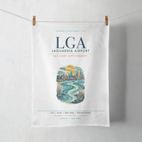 Thumbnail for New York LaGuardia Airport (LGA) design on white towel