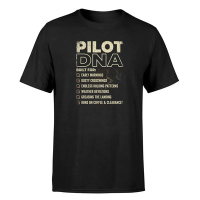 Pilot DNA aviation t-shirt – Black
