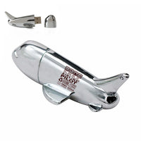 Thumbnail for Airline Pilot Label aviation design on durable metal casing airplane-shape USB drive.