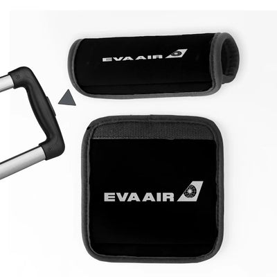 EVA Air Airlines Neoprene aviation luggage handle cover in soft silicone.