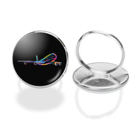 Thumbnail for Multicolor aviation ring in stainless steel.