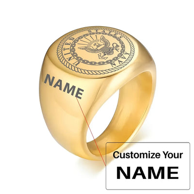 NAVY Design 20MM Stainless Steel Circular aviation ring in stainless steel.