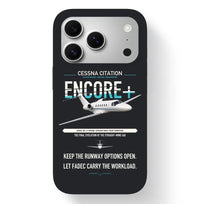Thumbnail for Cessna Citation Encore+ design on black magsafe iphone case, for iPhone 17 Pro
