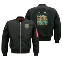 Thumbnail for INUVIK - Poster - Bomber Jacket - Black