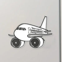 Thumbnail for Custom Design Image Logo Boeing 777 Airplanes magnet, Wide 3cm(1.18inch)