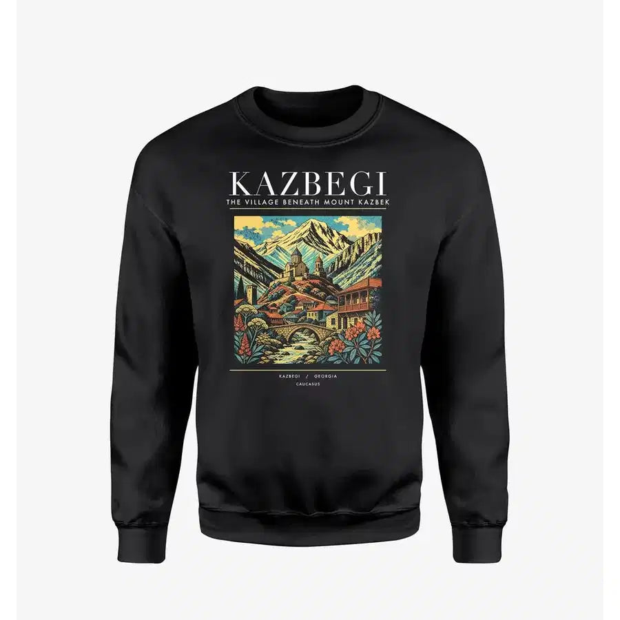 KAZBEGI - Poster - Sweatshirt - Black