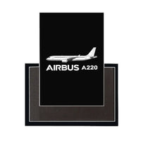 Thumbnail for The Airbus A220 aviation design magnet in strong neodymium core.