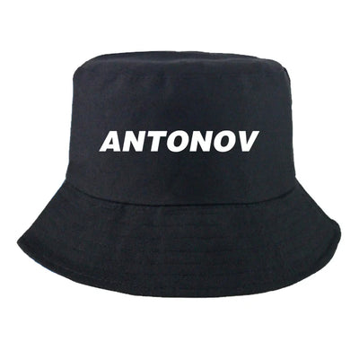 Antonov & Text Summer aviation embroidery on breathable cotton summer hat.