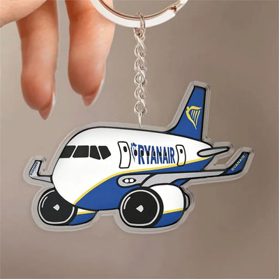 Ryanair B737 Design Acrylic Keychain