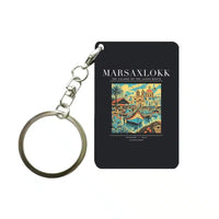 Thumbnail for MARSAXLOKK - Poster - Key Chain - Black