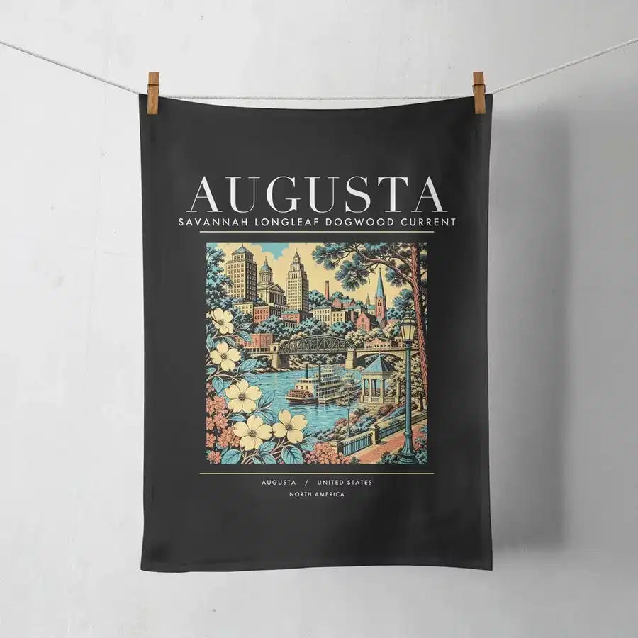 AUGUSTA - Poster - Towel - Black